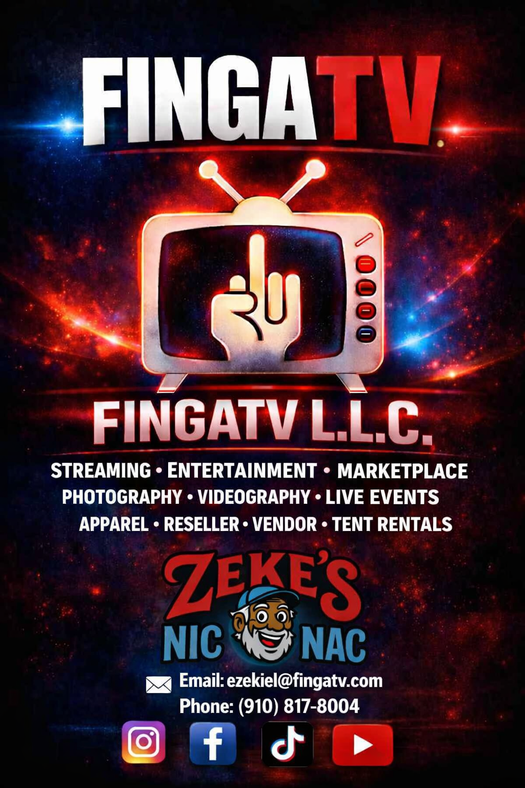 FingaTV Landing Page